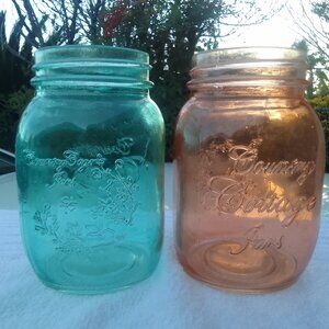 2pcs luxury glass-art dua-functions vases or decoration containers brand new